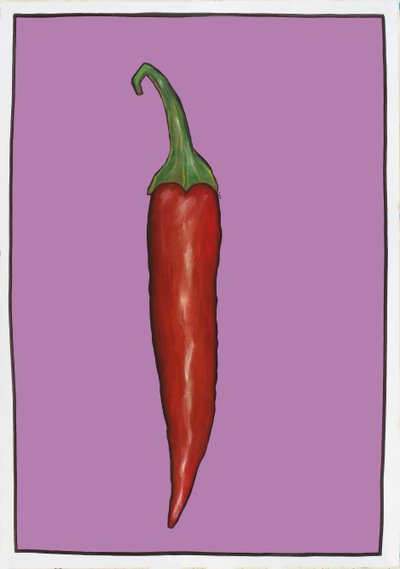 Chilli Purple, 2005 von Sarah Thompson Engels